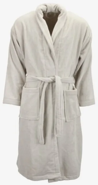 Bade mantil Velour S/M light grey