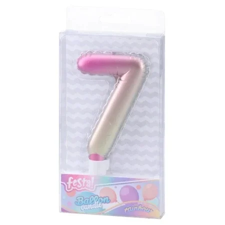 Balloon candle svećica duga - odaberite broj ( 710327 )