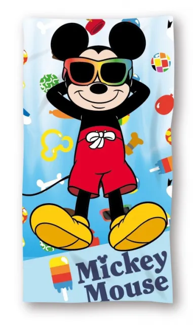 Baloo Dečiji Pamučni Peškir za plažu 70x140 cm Mickey Mouse Model 2 ( 9637 )