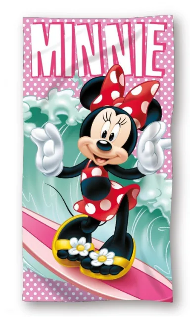 Baloo Dečiji Pamučni Peškir za plažu 70x140 cm Minnie Mouse Model 1 ( 9638 )