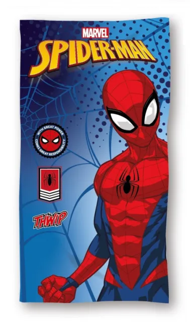Baloo Dečiji Pamučni Peškir za plažu 70x140 cm Spiderman Model 2 ( 9643 )