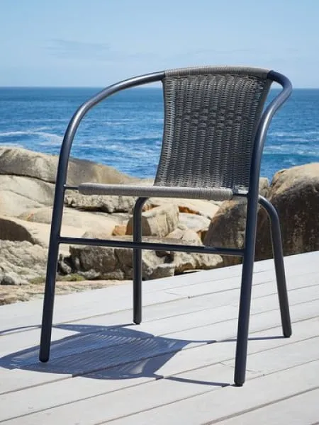 Baštenska stolica Garena crna