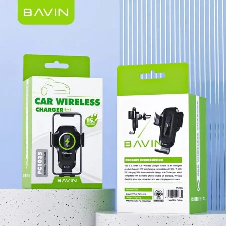 Bavin auto držač/wirelees punjač 15W ( 90403 )