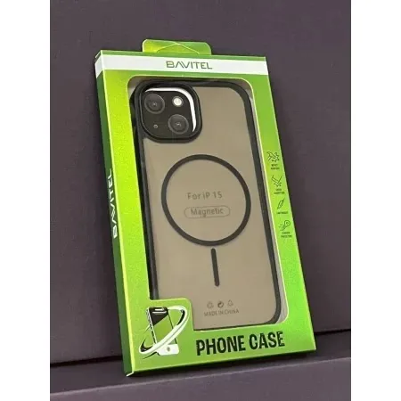 Bavitel iPhone 15 MagSafe crna ( 96431 )