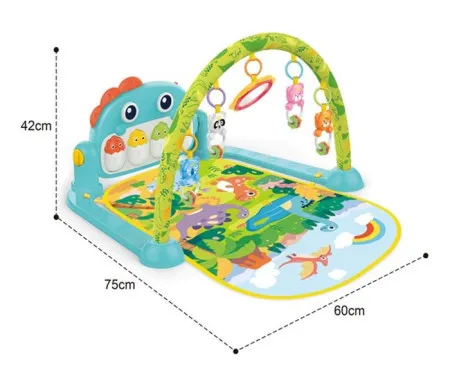 BBO podloga za igru - piano dino 0m+ (he0643) ( HE0643 )