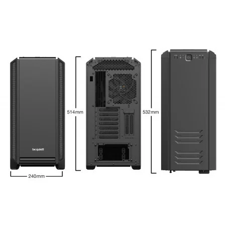 Be quiet silent base 601 black kućište ( BG026 )