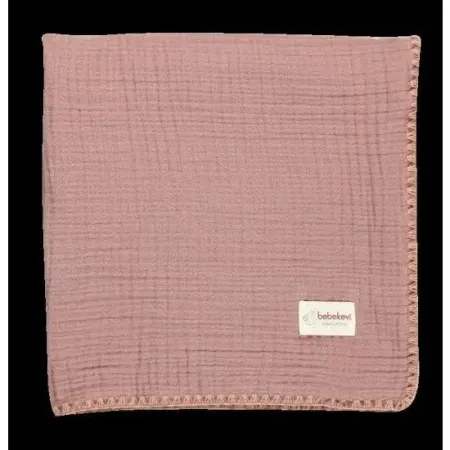 Bebekevi četvoroslojni prekrivač od muslina - roze ( BEVI1344R )