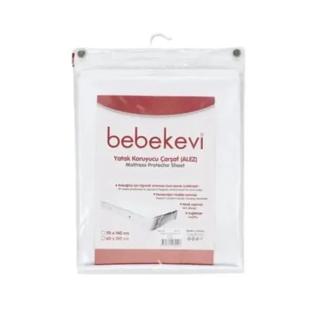 Bebekevi Nepromočiva navlaka za dušek 120*60 bela ( BEVI404 )