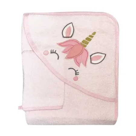Bebekevi Peškir s kapuljačom 2/1 jednorog roze ( BEVI1249R )