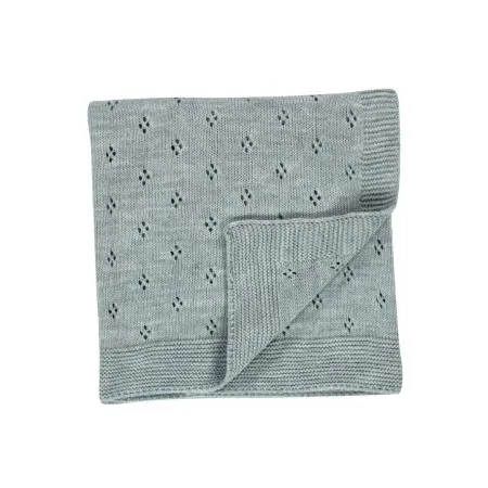 Bebekevi štrikano ćebe - sivo ( BEVI1347S )