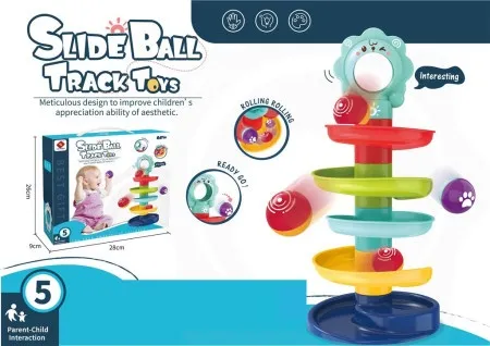 Bebi igračka - tobogan sa lopticama ( MKL981338 )
