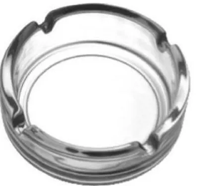 Bela pepeljara 10.4cm 60055/1b mc24 ( 512049 )