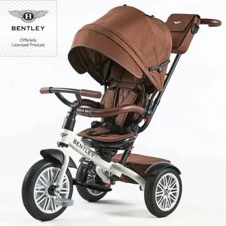 Bentley aggents tricikl 6 u 1 - braon beli ( BLTC2 beli )