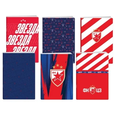 Best Buy premium sveska sa uv lakom crvena zvezda 50 lista - odaberite format a4 blanko ( 300112 )