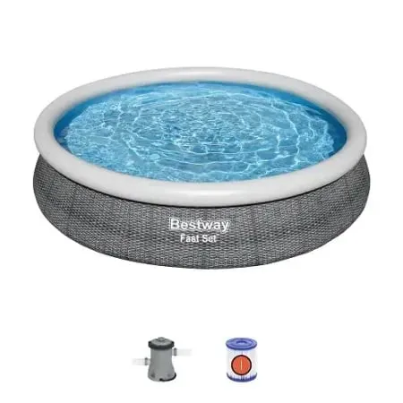 Bestway Bazen fast set pool ratan +filter 366x76cm ( 57445 )