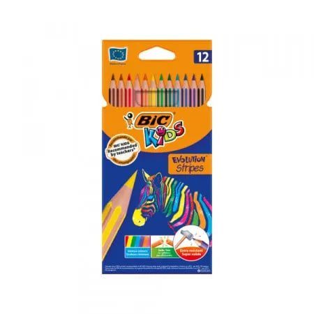 Bic cev.stripes 1/12 drvene bojice ( H607 )