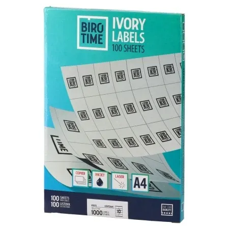 Biro Time ivory etiketa 10 105 x 57 100k a4 ( 490515 )