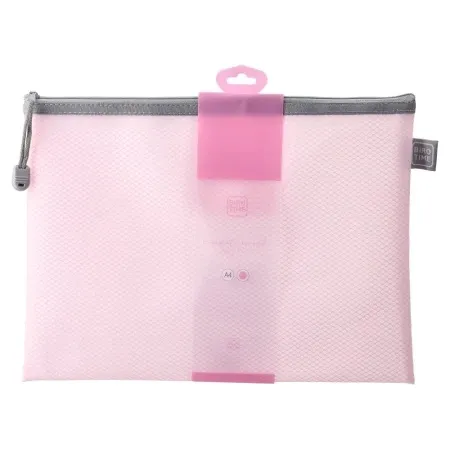 Biro Time zippit mesh l fascikla sa zipom 32.5x24cm roze ( 480361 )