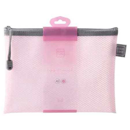 Biro Time zippit mesh m fascikla sa zipom 23x17.5cm roze ( 480366 )