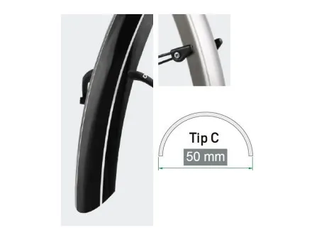 Blatobrani ALU/PVC 26x1.75 crni 3B, tip C 50 mm / Z9 ( 020052 )