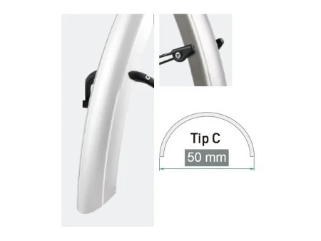 Blatobrani ALU/PVC 26x1.75 sivi 3S, tip C 50 mm / Z9 ( 020051 )