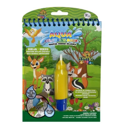 Bojanka sa vodenim markerom - wild animals adventures ( 10/0834 )