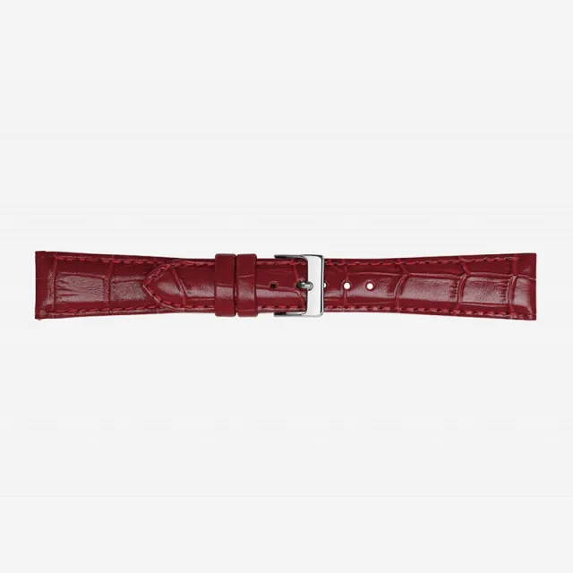 Bordo poletto glossy antiqua calf kožni kaiš za sat ( 454/06.22 )