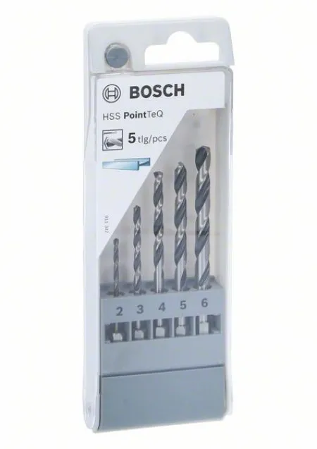 Bosch 2607002825 Kompleti HSS PointTeQ spiralnih burgija sa šestostranim držačem ( 2607002825 )