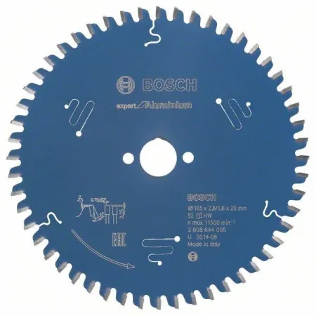 Bosch 2608644095 List kružne testere Expert for Aluminium 165 x 20 x 2,6 mm, 52 ( 2608644095 )