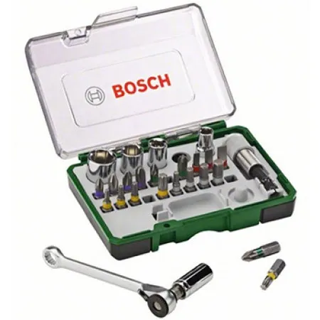 Bosch 27-delni set bitova sa čegrtaljkom Promoline, 2607017562 ( 2607017562 )