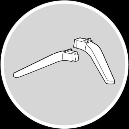 Bosch HC-SC Nosači za konvektore za podnu montažu za sve tipove Bosch HC konvektora (2 nosača u pakovanju) ( 7738336973 )