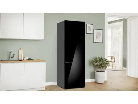 Bosch kgn49lbcf/ serija 6/ samostojeci/ kombinovani/ total no frost/ c/ 440l/ staklena vrata/ crna Frižider ( KGN49LBCF )