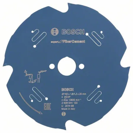 Bosch list kružne testere expert for fibre cement 140 x 20 x 1,8 mm, 4 140 x 20 x 1,8 mm, 4 ( 2608644120 )