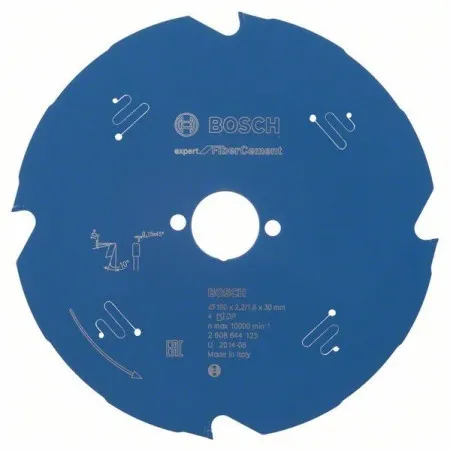 Bosch List kružne testere Expert for Fibre Cement 190 x 30 x 2,2 mm, 4 190 x 30 x 2,2 mm, 4 ( 2608644125 )