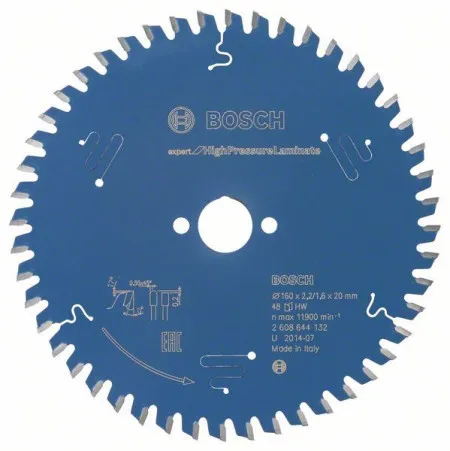 Bosch list kružne testere expert for high pressure laminate 160 x 20 x 2,2 mm, 48 ( 2608644132 )
