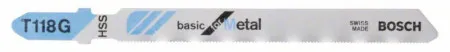 Bosch list ubodne testere T 118 G basic za metal ( 2608631012 )