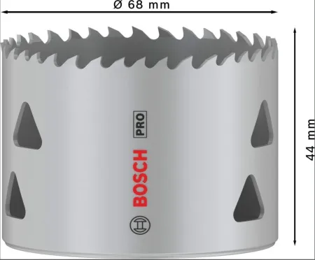 Bosch PRO Multi Material testera za otvore, 68 mm, sa navojem ( 2608901523 )