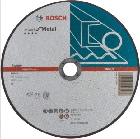 Bosch Rezna ploča ravna Expert for Metal - Rapido, AS 46 T BF, 230 mm, 1,9 mm ( 2608603400 )