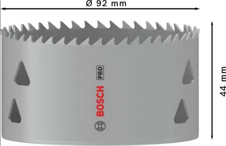 Bosch Set PRO Multi Material testera za otvore, 92 mm, sa navojem ( 2608901531 )
