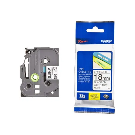 Brother TZe-241 crna na belo 18mm ( 0178 )