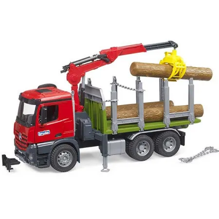 Bruder Kamion MB Arocs sa kranom i drvima ( 036690 )