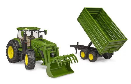 Bruder traktor J.D.7R 350 sa utov.i prikolicom ( 031558 )