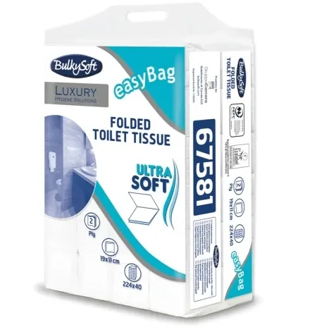Bulkysoft easyBag eccellence V složivi toalet papir 2sl (40 pak) ( 184-C67581E20 )