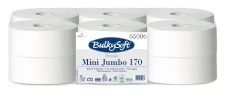 BulkySoft Premium Mini Jumbo toalet papir 170m 2sl (12 rolni) ( 532-C65006E10 )
