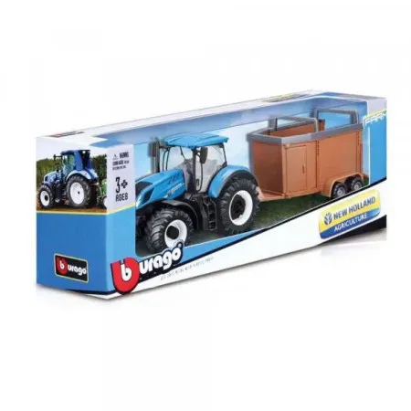 Burago tractor with trailer asst. ( BU31920 )
