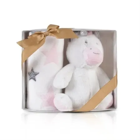 Cangaroo Baby ćebe 90x75 cm sa igračkom unicorn stars ( CAN7520 )