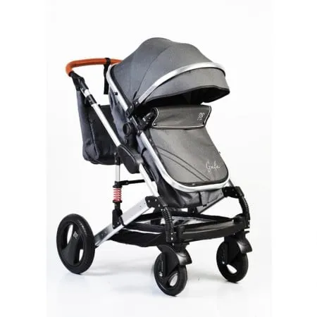 Cangaroo kolica gala black leather ( CAN4928 )
