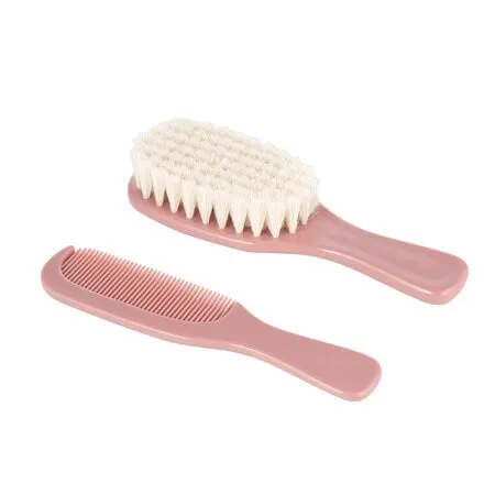 Canpol babies cesalj i cetka natural bristles 7/406 gold pink ( 7/406_pin2 )