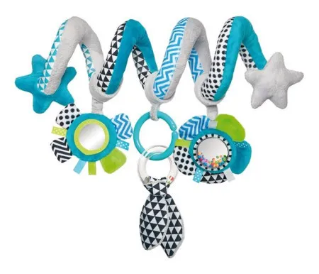 Canpol babies plisana igracka zig zag - blue ( 68/063_blu )