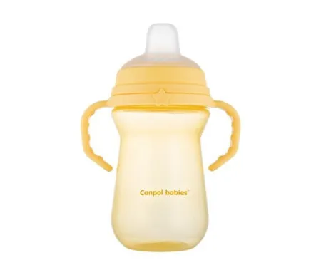 Canpol babies solja 250ml sa silikonskim kljunom (56/615) - yellow ( 56/615_yel )